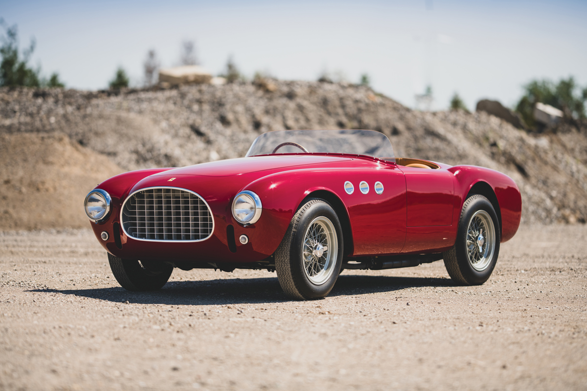 1952 Ferrari 225 Sport Spider by Vignale offered at RM Sotheby’s Monterey live auction 2019